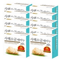 무궁화 사해 소금 때비누 100g 10개 목욕 세안 비누, 1개