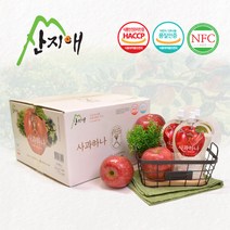산지애 사과원액주스 30팩 / 사과즙 착즙 NFC, 1, 1