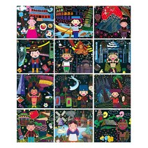 스크레치 페이퍼 세계문화탐험/12종 선택[낭만문구소], 일본