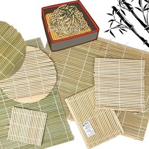 대나무 사각모밀발 19x13 (모밀판 소바 김발 튀김발, 직사각1p, 1개