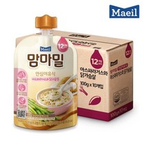 매일유업 [매일유업] 맘마밀 이유식 아스파라거스와 닭가슴살 100g 10팩, 아스파라거스닭가슴살