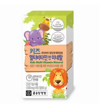 종근당건강 키즈 멀티비타민 미네랄, 60정, 7개