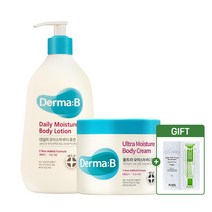 더마비 데일리 모이스처 바디로션400ml+바디크림430ml 2종세트 + 샘플 2개 증정