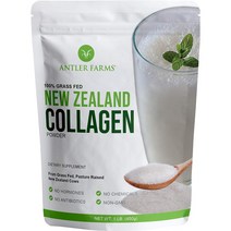 Antler Farms - 100% Pure New Zealand Collagen Powder from Grass Fed Cows Unflavored 1 lb - Hydroly, 16.0 Ounce (Pack of 1)