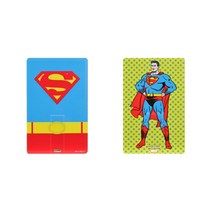 TRIBE 정품 DC 캐릭터 슈퍼맨 카드형 USB 메모리, 8GB