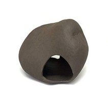 Plecoceramics Cichlid Stone Decoration - Small Aquarium Rock - Fish Tank Hideway Decor - for Cichlid, 1