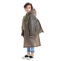 아동 별 땡땡이 우비 레인코트 롱 책가방 공간 어린이 여아 남아 초등 학생 유아 판초 우의