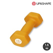 업앤쉐이프 네오프랜 미용아령 1.5kg 밀키오렌지 덤벨 이두 삼두 운동 근손실, 본상품선택