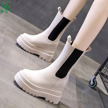 셀럽당 여성용 통굽 첼시 부츠 Y00157
