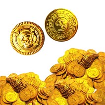 금화100개 은화100개 모형 장난감코인 연극소품 파티소품, GOLD COIN
