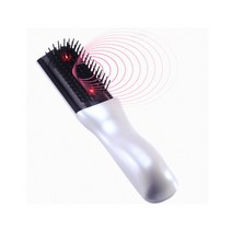 두피 마사지 기계 머리 감는 Lazer 모발 성장 빗 전기 무선 적외선 빗 모낭 자극 방지 탈모 전기 빗, 하얀색
