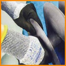 솔리렉스 잘림방지장갑(3/4코팅) NI12(5)BK 베임방지 강화 폴리에틸렌 재질 PU코팅, 9호