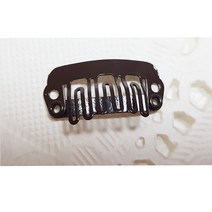 Calandiva U형 가발 고정 똑딱핀, 1개, 브라운5개