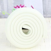 2M U 모양 여분 두꺼운 안전 가구 테이블 보호자 가장자리 책상 덮개 보호 테이프 거품 범퍼 가드, white