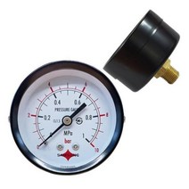 계기 일반 압력계 D타입 60파이 용접 센서 누수 스팀용 시공 게 설비 기기 보일러 측정, 60파이10bar