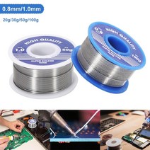 50g 새로운 솔더 와이어 스테인레스 스틸 주석 솔더 와이어 0.8mm 2% 플럭스 릴 용접 라인 솔더링 와이어 롤 고순도 저융합, 50 그램