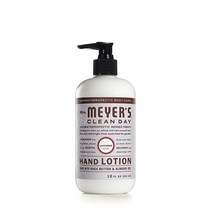 Mrs. Meyers Clean Day 핸드 로션 건조한 손용 에센셜 오일로 만든 기름지지 않은 모이스처라이저 크루얼티프리 포뮬러 라벤더 향 355ml 12온스, 12 Fl Oz (Pack of 1)_Lavender