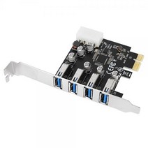 USB3.0 4포트 PCI-E 확장카드 USB카드 슬림PC용 LP브라켓 기본제공