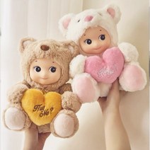 소니엔젤공홈 Sonny Angel Plush Collection 커들리베어/2종택일, 화이트