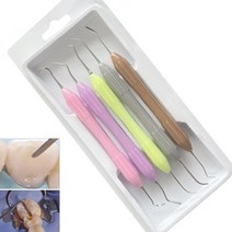 오토클레이브 고압증기멸균기 치과 복합 수지 필러 심미적 복원 실리콘 손잡이 주걱 헤드 오토 클레이브, 03 보라색