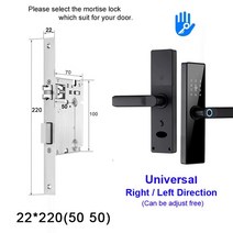스마트도어락 디지털 IOT 원격제어 RF카드 AISUO M4 블루투스 TT LOCK 지문 자기 카드 비밀번호 키 원격 잠, 23 220