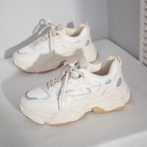 Cwadun 어글리슈즈 필라운동화 발편한 운동화 여성키높이운동화 4cm