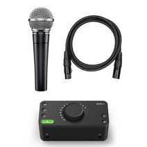 SHURE SM58 K-LC 슈어 정품 다이나믹 마이크, SM58 K-LC + Evo4 패키지