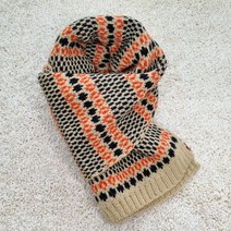 숏 미니 벌집 니트 머플러 / 쁘띠 목도리