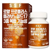 순수식품 로얄제리 프로폴리스 플라보노이드 17 1박스(총3개월분), 90정, 1개