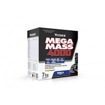Weider Mega Mass 4000 Weight Gainer Shake zum Zunehmen Vanille mit Protein Cr