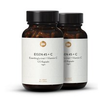 선데이 내츄럴 독일 철 철분 비스글리시네이트+비타민C 120캡슐 2팩