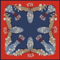 DAIZE 실크 스카프 여성의 봄과 가을 큰 광장 스카프 도매 뽕나무 실크 스카프 PT19K154