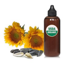 USDA 오가닉 선플라워 시드 오일 유기농 해바라기씨 오일 화장품 원료, 150ml