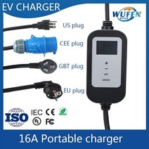 EV 충전기 타입 2 전기 자동차 충전 케이블 월박스 휴대용 1 695015, GBT 695015 _EU 3.5KW