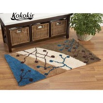 래치훅 스킬자수 털실자수 십자수 DIY 스킬 자수 Latch Hook 도안 래치 후크 키트 꽃 대형 인쇄 캔버스 원사 카펫 러그 원사 diy 래치 후크 러그 키트 카펫 자수, 59x86cm