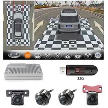 어라운드뷰 후방 사이드 카메라 자동차 버드 서라운드 뷰 360 어라운드와 소니 2012 카메라 벤츠 GLS, 03 360 32G USB