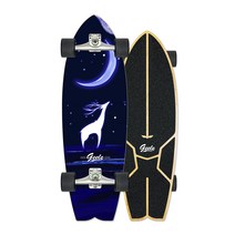 스케이드보드 스케이드 롱보드 숏보드 댄싱 geele carver yow land cx4, 고백 고양이 블랙 Swallowtail