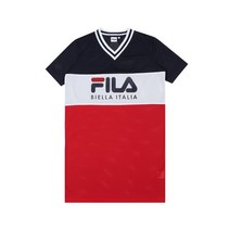 FILA 여성 레귤러핏 컬러블럭 메쉬 원피스 FS2OPB2153F_INA