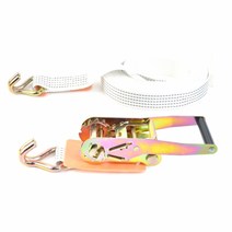파워 환봉 백색 50mm 8m (1SET) 주영 하역 벨트 클램프 체인 운반