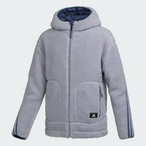 [아디다스 adidas] HR8427 풀집 하이 칼라 쉐르파 재킷 SHERPA PAD JKT 후리스자켓