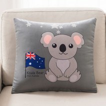 Z3JC 거실 등받이 허리보호대 등받이 일반쿠션, Z3JC 코알라