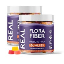 식이섬유 보충제 Flora Fiber Prebiotic Gummies with Chicory Root Inulin for Digestive Gut Health Constipati
