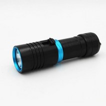 휴대용 고출력 집어등 야간 수중 낚시 라이트 슈퍼 밝은 8000 루멘 XM-L2 LED 다이빙 손전등 방수 Suba 60 메터 L2 토치 램프, 03 black blue