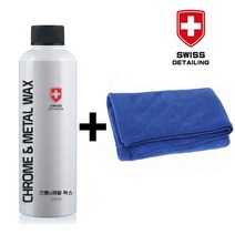스위스 메탈폴리쉬 200ml + 버핑타월 크롬광택제 메탈세정제 금속표면광택세정제 메탈왁스 세차용품, 1개