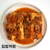 [집밥처럼 간장두부조림] 꼼꼼한 포장과 당일조리로 유통기한이 넉넉 고소하고 촉촉한 간편한 상차림 엄마 손맛 가정식 수제 밑반찬, 300g, 1팩