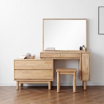 [하모니] A형 인출식화장대 세트, 단품