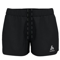 Odlo 여성용 ZerowEight 7.6cm(3인치) 반바지 블랙 M