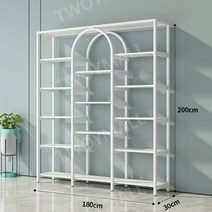 매장 진열장 명품 매대 화장품 가게 쇼케이스 진열대 헤어샾 네일아트 아치형, 07.180x30x200 화이트