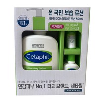 [특별증정세트 로션 29ml 2개+ 크림14g 2개] 세타필 모이스쳐라이징 로션 591ml, 1세트