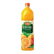 칠성 탕비실 손님대접 가족간식 델몬트 오렌지 주스 과즙음료 과일주스 생과일 1.5L 6개, 17세트